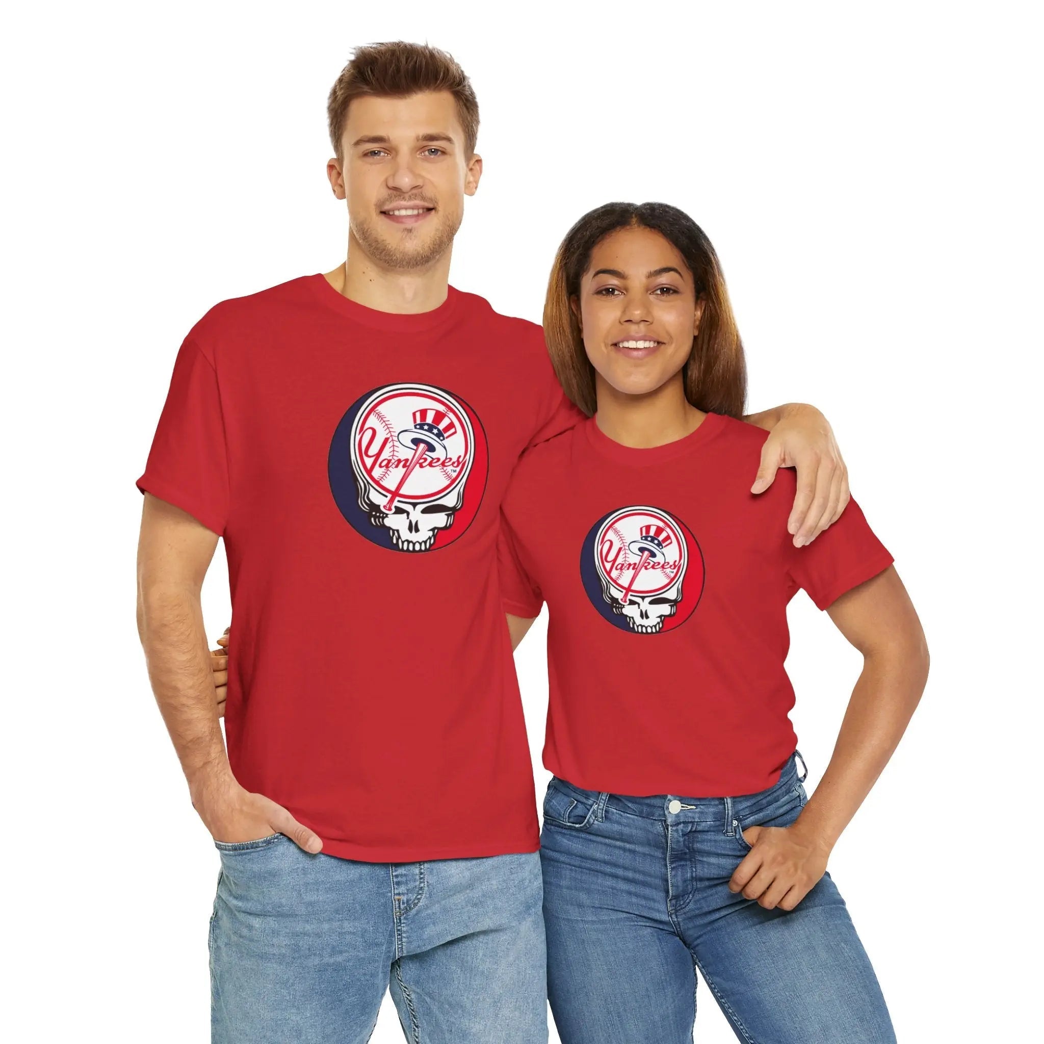 New York Yankees Logo Stealie Grateful Dead T-Shirt