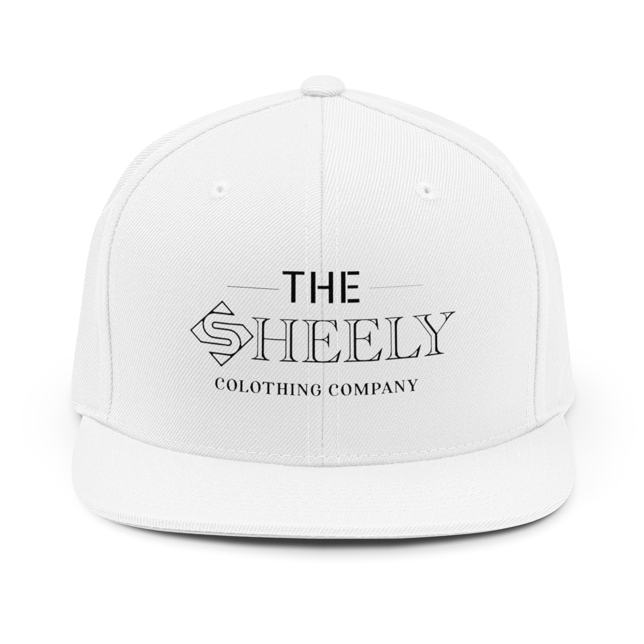 Sheely Clothing Company Embroidered Snapback Hat — Classic Logo Cap