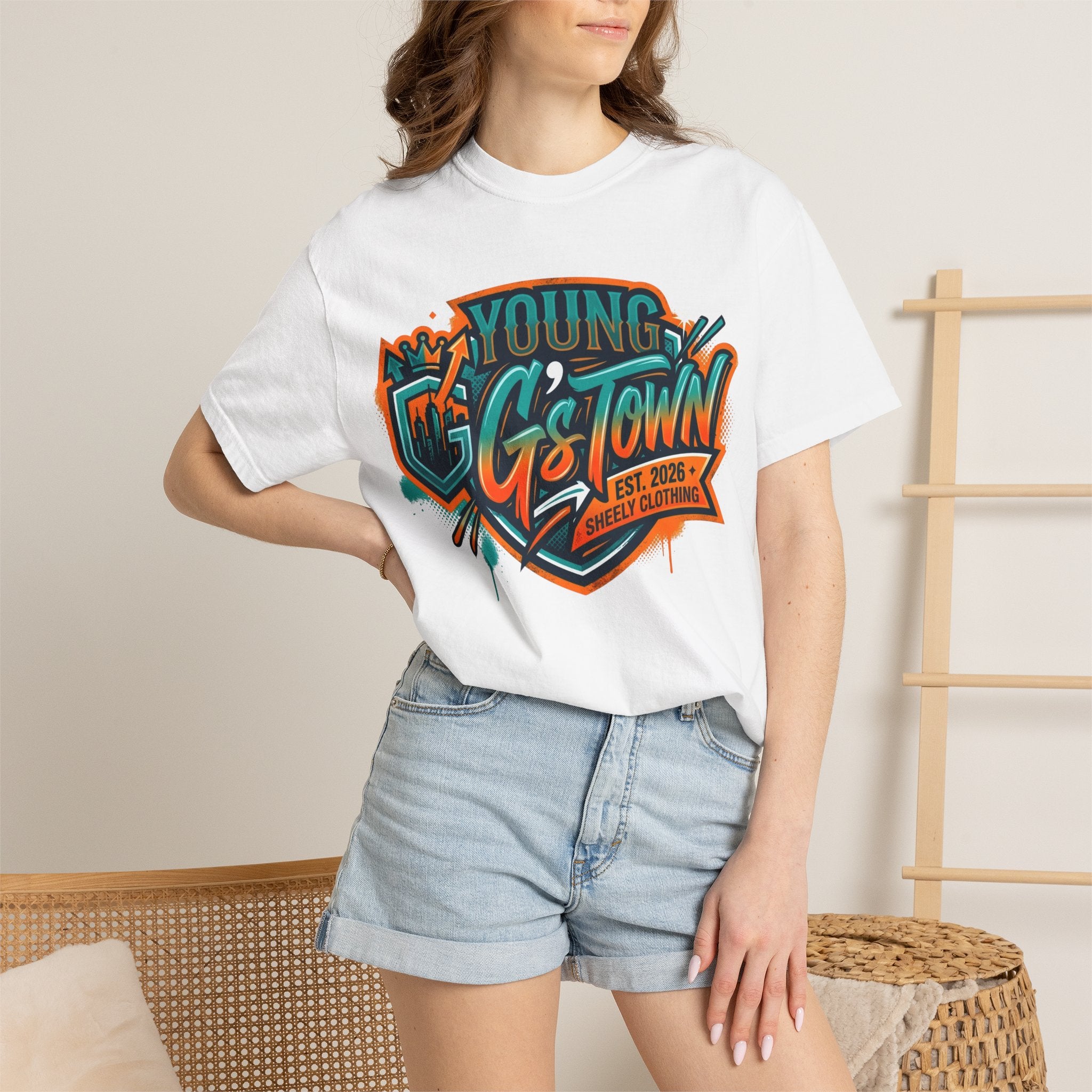 G's Town Youth Graphic T-Shirt — Retro Streetwear Logo Tee