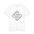 Superman S Logo Minimalist Men's Tee — Monochrome Retro Hero Emblem Shirt