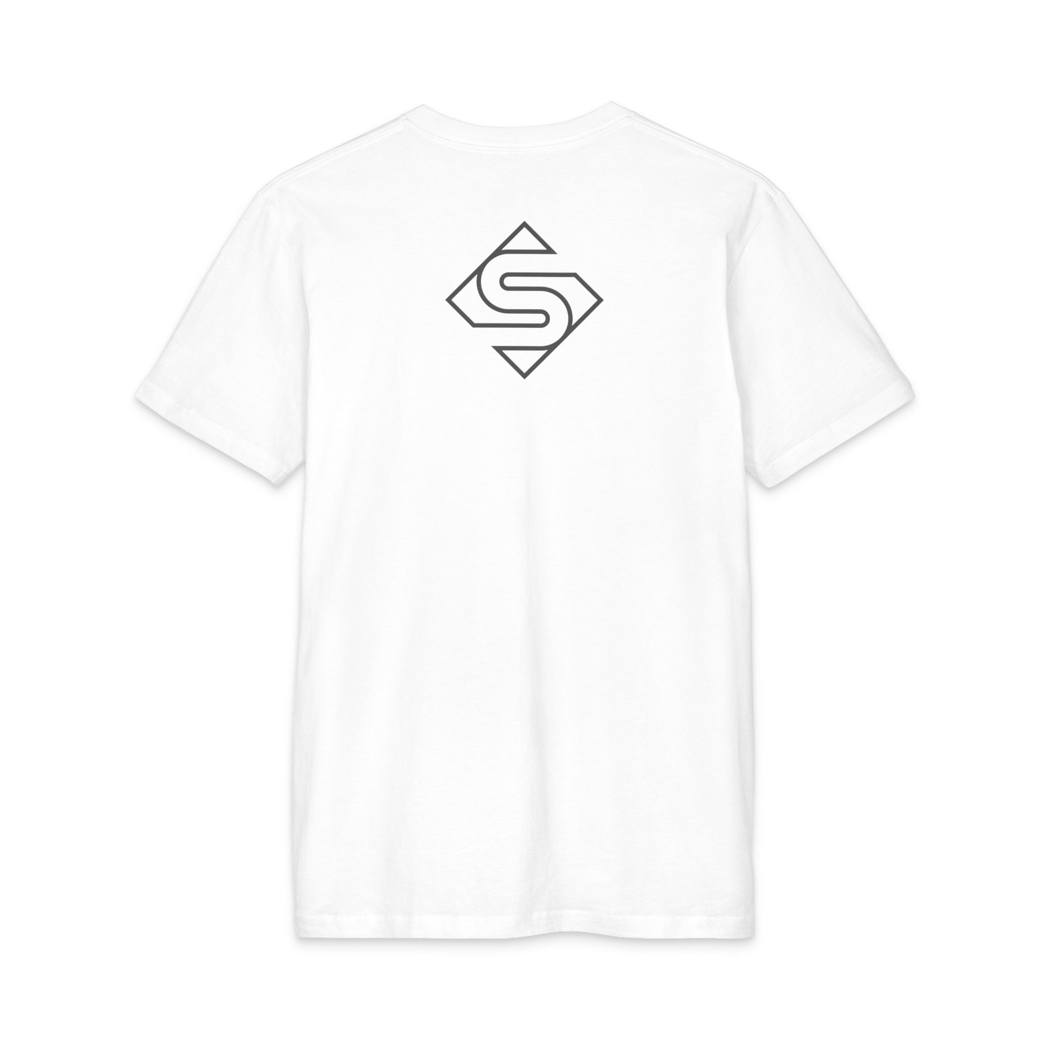 Navy Veteran Seal Tee — Small Chest Emblem, Back Monogram T-Shirt