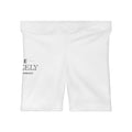 White Logo Biker Shorts — The Sheeple Clothing Co. Activewear
