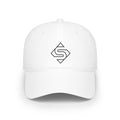 Low Profile Baseball Cap with Minimalist Geometric 'S' Logo — Casual Streetwear Hat