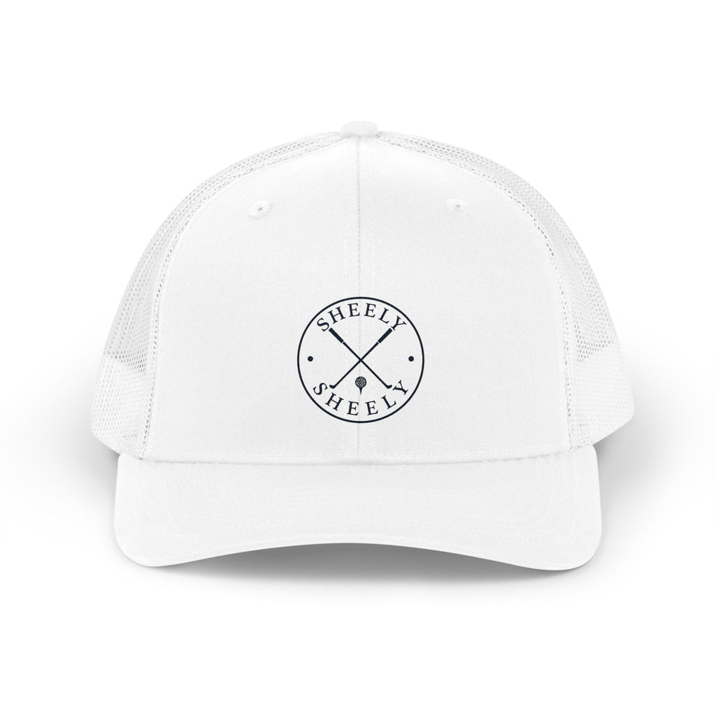 Shelli Shelli Retro Trucker Hat — Vintage Crossed Oars Patch Cap