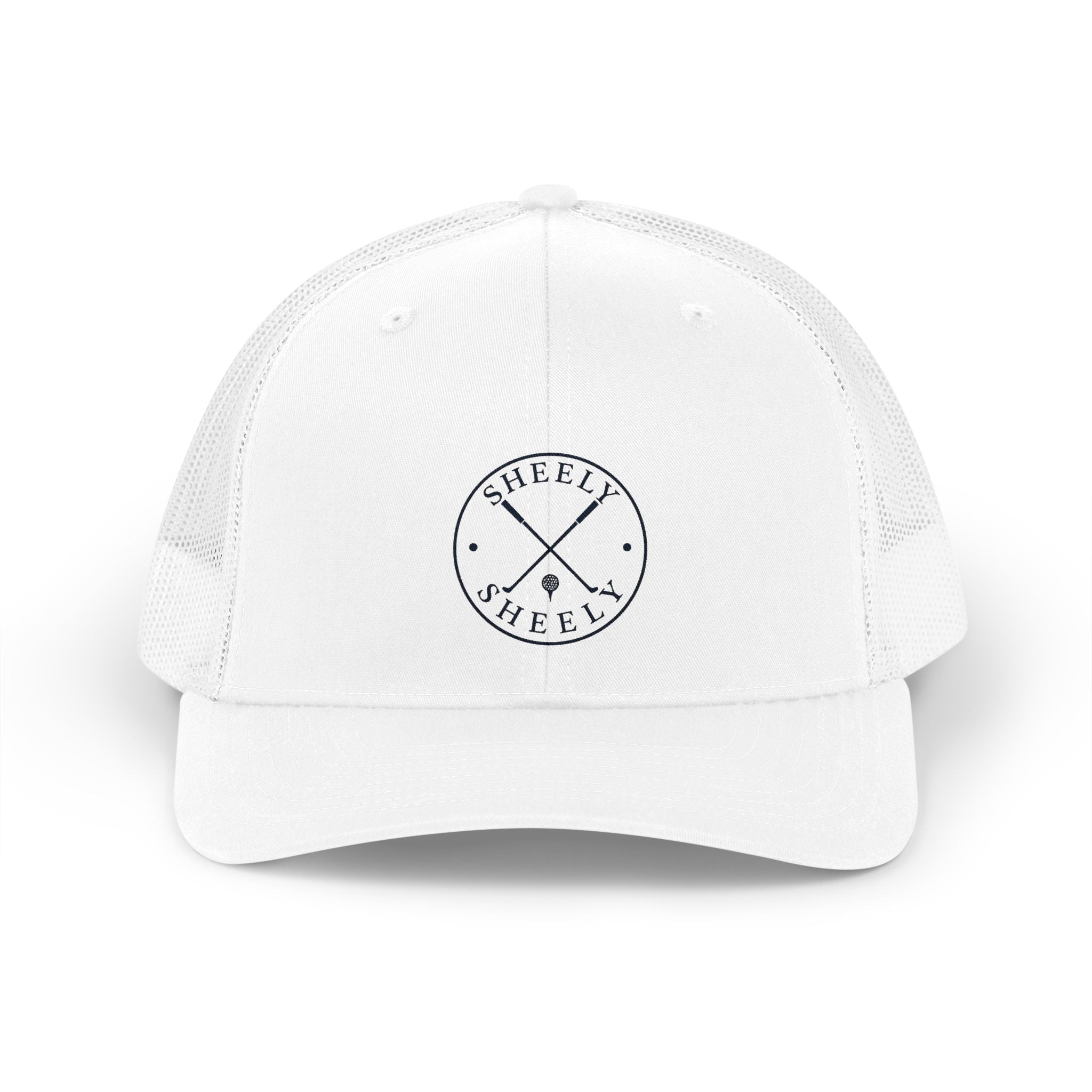 Shelli Shelli Retro Trucker Hat — Vintage Crossed Oars Patch Cap