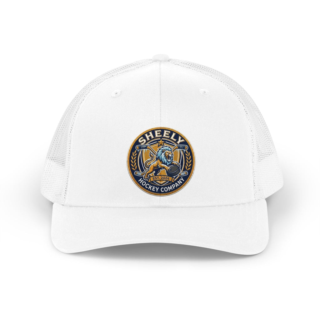 Retro Trucker Hat — Vintage Shell Hockey Patch Cap