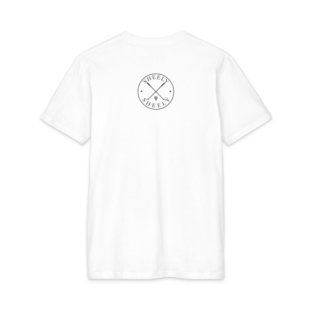 Men's Tee with Retro Motorcycle Patch Logo - Biker Club Graphic T-Shirt