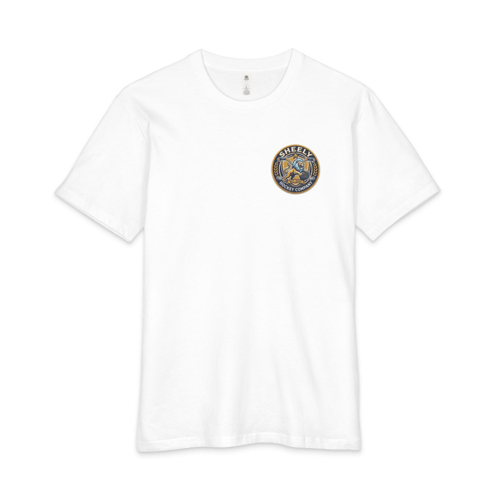 Men's Tee • Small Chest Seal & Back Initials Graphic