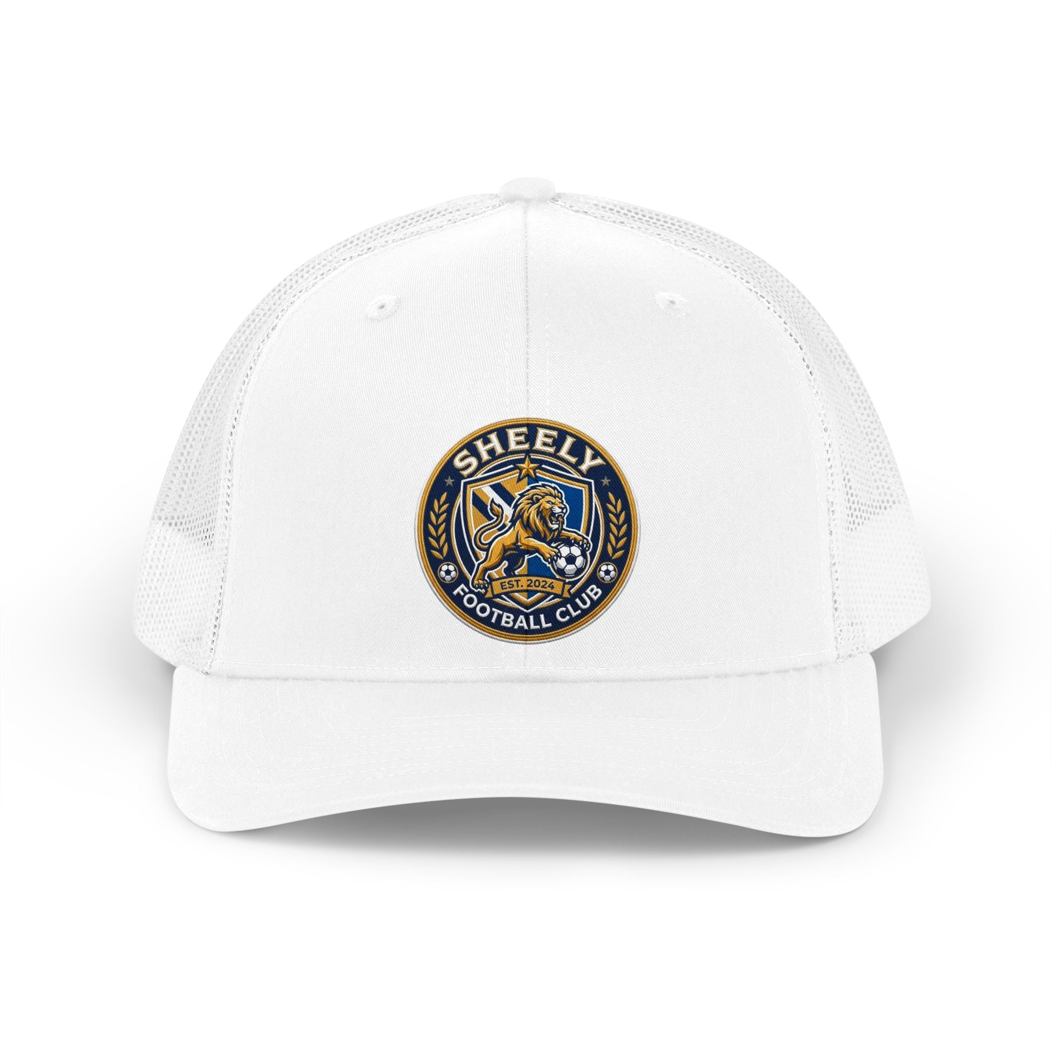 Retro Trucker Hat — Sheely Football Club Patch Cap