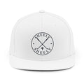 Sheely Circle Logo Snapback Hat — Embroidered Golf Tee Crest