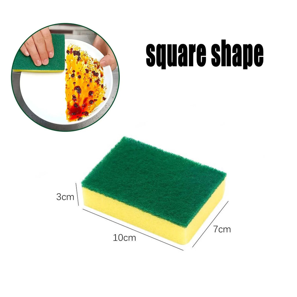 Kitchen Dishwashing Soft Absorbent Sponge Cleaning Rub Pot Rust Scouring