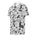 Midnight: Rainbow Hawaiian Plumeria | Polo Shirt (slim fit)