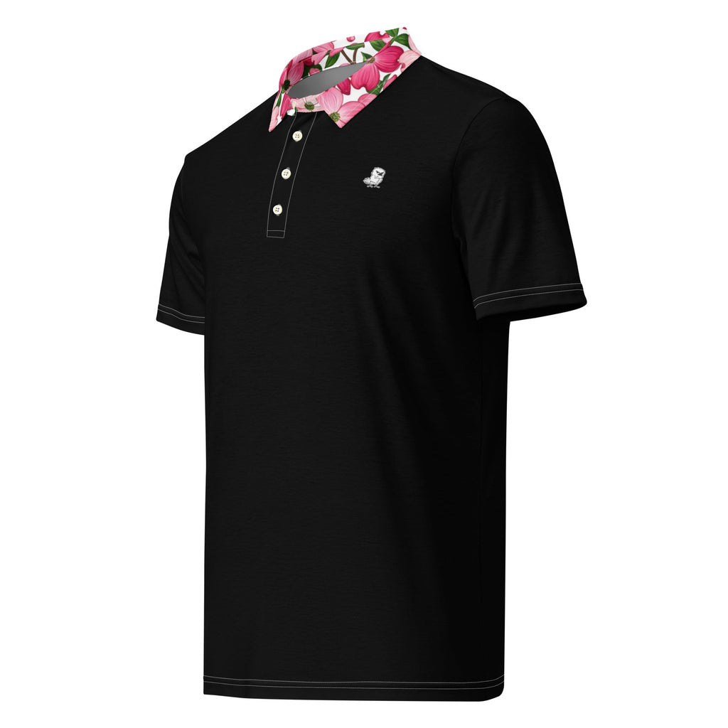Limited Edition: Pink Dogwood (black)| Polo Shirt (slim fit)