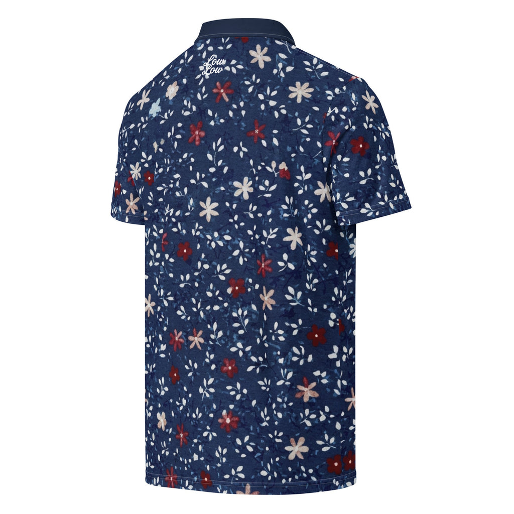 Midnight: Petal Vines | Polo Shirt (slim fit)